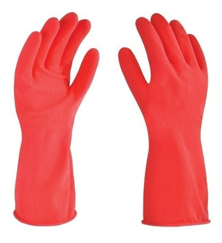 Guante de uso domestico rojo DERMACARE Mod 56 131